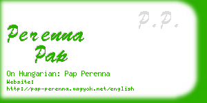 perenna pap business card